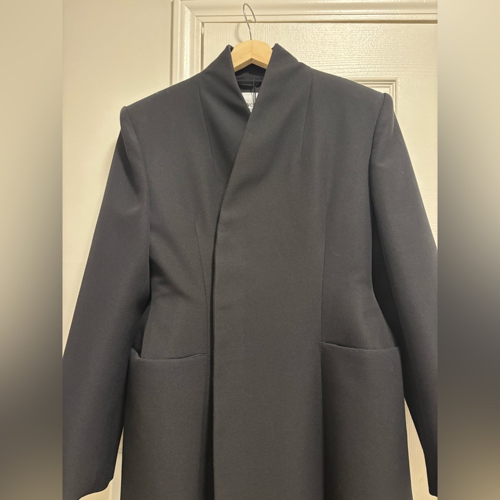 Balenciaga Black Hourglass Coat - Picture 9 of 16